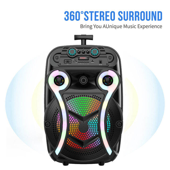 ZQS15102 outdoor wireless 15 inch trolley speaker high quality surround