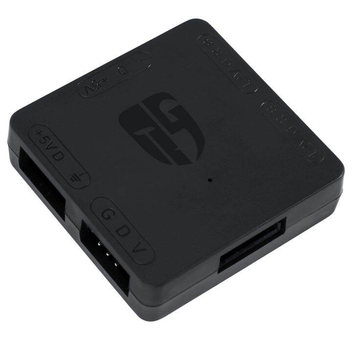 RGB Convertor 5V to 12V RGB Transfer Hub SATA Interface Magnet ...