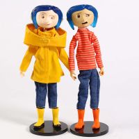 ตัวการ์ตูนอะนิเมะ QUANIAN สำหรับเด็กของตกแต่งของขวัญของประดับโต๊ะทำงาน NECA Coraline รุ่นโมเดลหุ่นของเล่นของเล่นอะนิเมะตัวโมเดลรูปแกะสลักและตัวเลขประตูแห่งความลับ