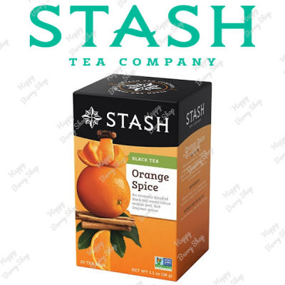 ชาดำรสส้ม STASH Orange Spice Black Tea 20 tea bags ชารสแปลกใหม่ นำเข้าจากอเมริกา✈พร้อมส่ง