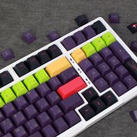 U75A Keycaps ชุด DyeSublimation CherryProfile PBT Keycaps CherryOriginal ความสูงธีมอิเล็กทรอนิกส์สำหรับแป้นพิมพ์ Keycaps