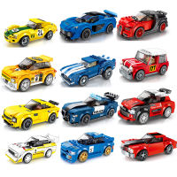 67 models City Racing Car Speed Champions Sports Building Blocks Bricks Classic Rally Super Racers F1 Great Vehicles kits toys