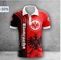 style1 Summer 2023 new ARRIVE design Eintracht Frankfurt F.C 3D high-quality polyester quick drying 3D polo shirt, style33xl (contact online for free customization of name) high-quality