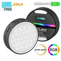 R66กล้อง Led แฟลชวิดีโอ Rgb 360สีเต็มชุดไฟถ่ายภาพ Cri 95 2000เมกะแอมป์ชาร์จได้แสง Vlog