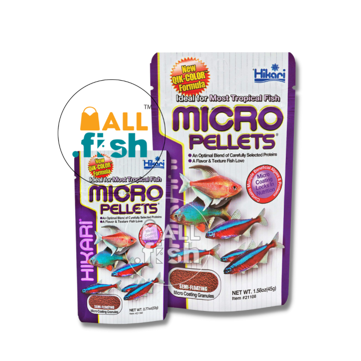 Hikari Micro Pellets Semi Floating For Aquarium Fish Food Lazada