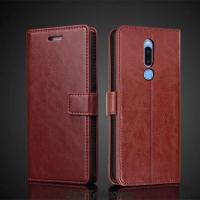 Card Holder Cover Leather Case for Meizu M6T 5.7" Pu Leather Flip Cover Retro Wallet Phone Case Meizu M6T Business Fundas Coque