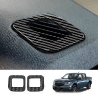 For Ford Maverick 2022+ Carbon Fiber Car Center Console Dashboard Air Vent A/C Frame Cover Trim