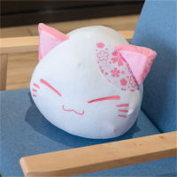 Cute Plush Dumpling Cat Kitten Cherry Blossom Toy Animal Doll Pillow Sofa Baby Room Home Decoration Ornaments Gift For Girlfrien