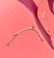 daintyme - Pearl x Baby Candy Star bracelet กำไลข้อมือมุกแท้ ทอง 18k gold