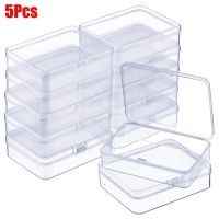 Mini Storage Box Clear Lidded Small Plastic Box For Trifles Parts Tools Storage Box Jewelry Display Case Beads Container Tool Storage Shelving