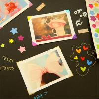 2sets of 204pcs DIY Scrapbook Paper Photo Albums Frame Picture Decoration Corner Stickers pvc (102pcs/set)  Photo Albums