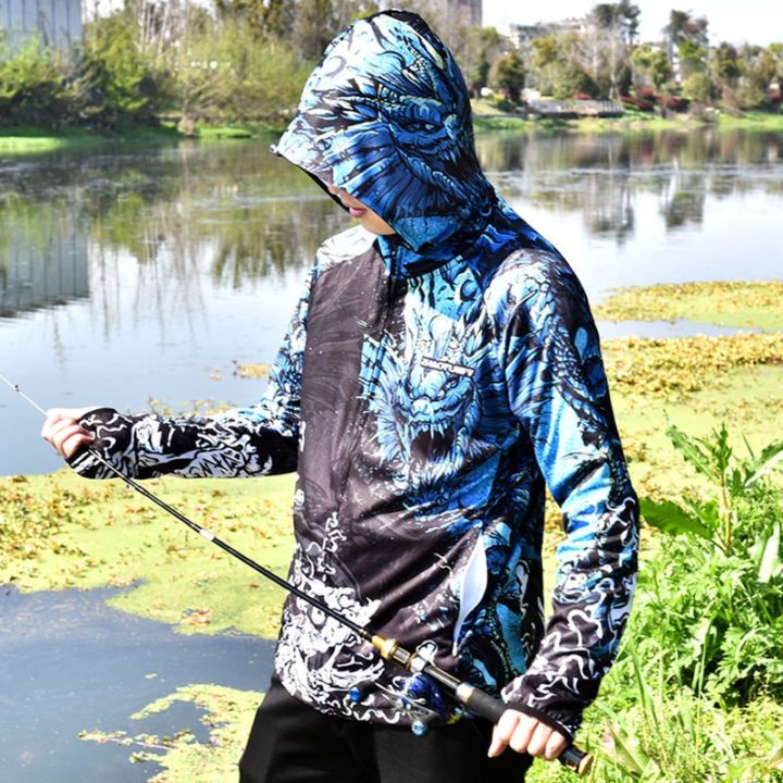 Ice Silk Fishing Clothing Men′ S Sun Protection Fishing Suit