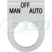 Nameplate เนมเพลท 22 มิล MAN OFF AUTO