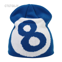 หมวกถักขนสัตว์ CTGT No. 8ฤดูใบไม้ร่วงและฤดูหนาว Topi Pelindung Telinga ขี่จักรยานกันลมกลางแจ้งสำหรับผู้ชายและเสื้อสวมศีรษะของผู้หญิง