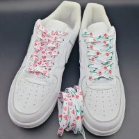 Fashion Valentine 39;s Day Rose Shoelaces Women Trend Personality Beauty Lover Printing Sport Casual HIgh-top Shoes Laces Dropship