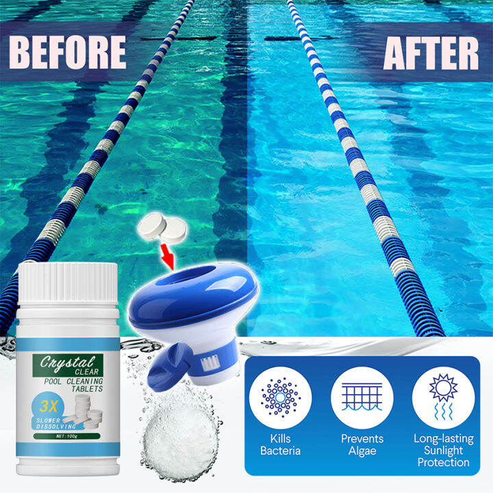 Swimming Pool Effervescent Cleaner Chlorine Floater For Chlorine