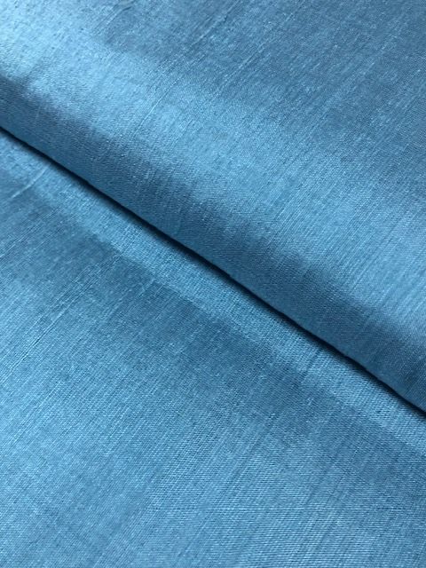 ผ้าไหมแท้-ไหมพื้นสีฟ้า-โทนสีฟ้าเทา-ไหมแท้100-ผ้าไหมตัดเสื้อ-ผ้าไหมเนื้อเรียบ-ผ้าไหมสีพื้น