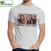 Good Cotton Bungou Stray Dogs Anime Chuuya Bungo Anime T Shirt Men Streetwear Young Style Classic O-Neck Top Tee