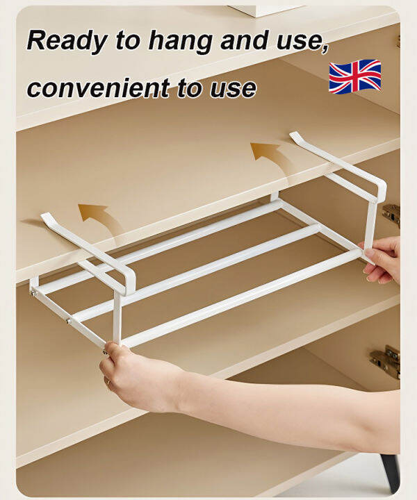 Retractable Hanging Shoe Rack Multifunctional Shoe Rack Stainless Steel