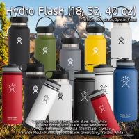 Hydro Flask Wide Mouth Stainless Steel Water bottle กระติกน้ำสแตนเลส ใหญ่ ขนาด 18, 32, 40oz เก็บร้อน 12 เก็บเย็น 24 ชม Thermal Flask Hydroflask [สินค้าพร้อมจัดส่ง จัดส่งรวมเร็ว]