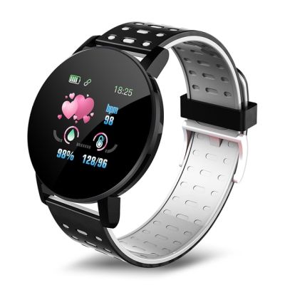 นาฬิกาอัจริยะสมาร์ทวอท์ชความดันโลหิตกันน้ำสำหรับผู้หญิงผู้ชายนาฬิกา Android Jam Tangan Kebugaran ทรงกลมสำหรับสมาร์ท