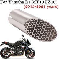 สำหรับ YAMAHA YZF MT10 R1 FZ10 MT-10 FZ-10 2015 2016 - 2020 2021รถจักรยานยนต์ GP ท่อไอเสียปรับแต่ง GP ท่อไอเสียแข่ง Link Pipe Escape