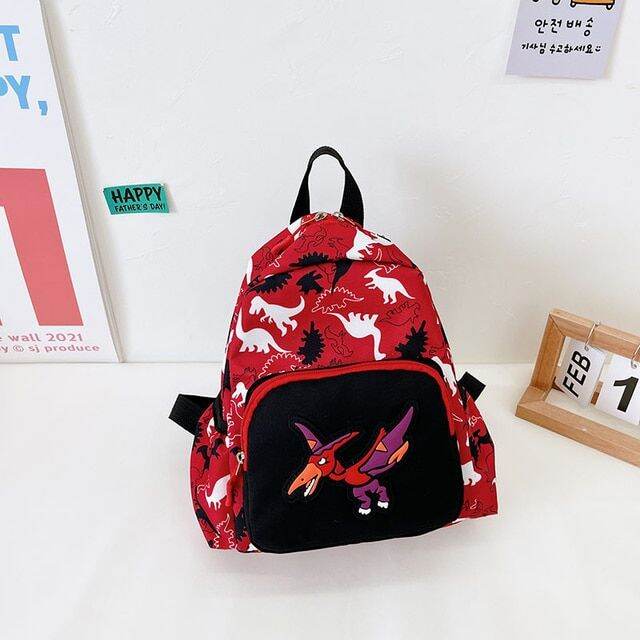 cartoon-dinosaur-kids-backpack-kindergarten-toddler-girls-boys-school-bags-cute-print-children-nylon-zipper-schoolbag