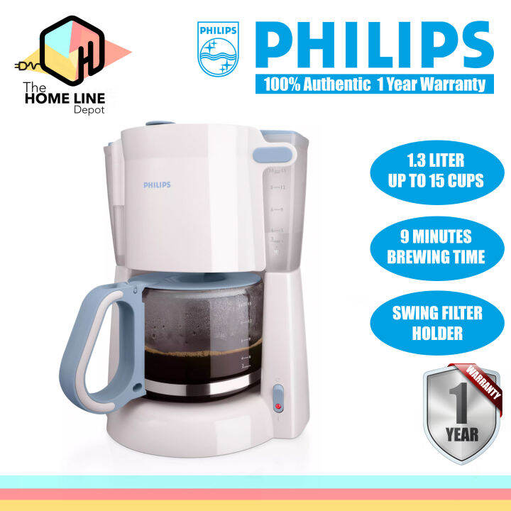 Philips Daily Collection Coffee Maker 10 to 15Cups HD7448 Lazada PH