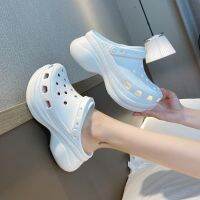 New non-slip two-piece hole shoes sandals thick-soled old shoes slippers