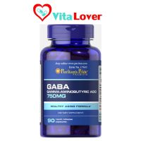 Puritans Pride GABA 750 mg 90 Capsules