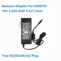 HOIOTO ของแท้19V 3.42A 65W ADS-65AL-19-3อะแดปเตอร์แหล่งกระจายไฟ AC 19065G สำหรับ ACER S276HL H277HU Charger Laptop มอนิเตอร์ T272HL