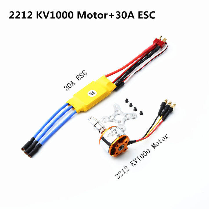 A2212 2212 1000kv/ 2200kv / 1400kv Brushless Motor 30A Esc With T Plug ...