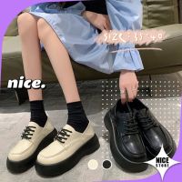 NICE Storeส่งเร็ว2สี รองเท้าแตะส้นแบน Size 35-40 ผู้หญิง  รองเท้าแตผู้หญิง รองเท้าแมรี่เจน พื้นหนา 5 cm [NCS081]