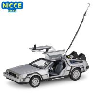 Welly 1:24 DMC-12 Delorean Time Machine Back To The Future รถ Static Die Cast ยานพาหนะรุ่นสะสมรถของเล่น B186