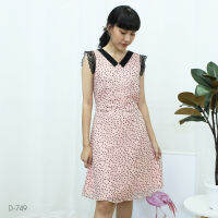 VERONIQA Dress AM-D749 by AMILA ชีฟองปริ้นท์ IGPU20-5-SL7