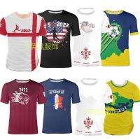 [Free ship] New 2022 cross-border Qatar basketball uniform printing short-sleeved cosplay