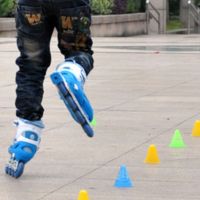 10 Pcs 8cm Skate Marker Cones Roller Football Marking Cup Marker Cones Slalom Roller skate pile cup Soccer Training Equipment