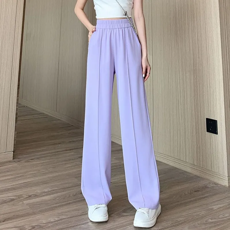 Wholesale Z98364 2023 spring summer all over 3d print High Waist Loose long  wide leg pants trendy Women's pants & trousers with pocket From  m.alibaba.com