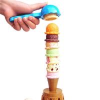 2021 New 16pcs Ice Cream Stack Up Play Tower Educational Toys Kids Cute Simulation Food Toy Children Ice Cream Pretend Play