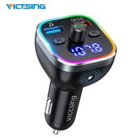 Victsing เครื่องส่งสัญญาณ V5.0 Fm บลูทูธใน Bh378สำหรับอะแดปเตอร์วิทยุไร้สายรถยนต์พร้อมแฮนด์ฟรี6สี Callingqc3.0ชาร์จอย่างรวดเร็ว