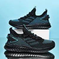 Sneakers Men 2022 New Breathable Stretch Fabric Soft Comfortable Running Sport Shoes Big Size 47 48 Lightweight Men Shoes