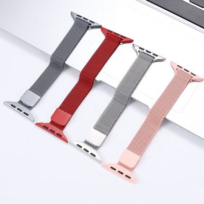 Milanese Loop Strap For Apple watch Band 44mm 40mm 45mm 49mm 42mm 38mm Slim stainless steel bracelet iWatch series 3 4 6 se 7 8 Straps