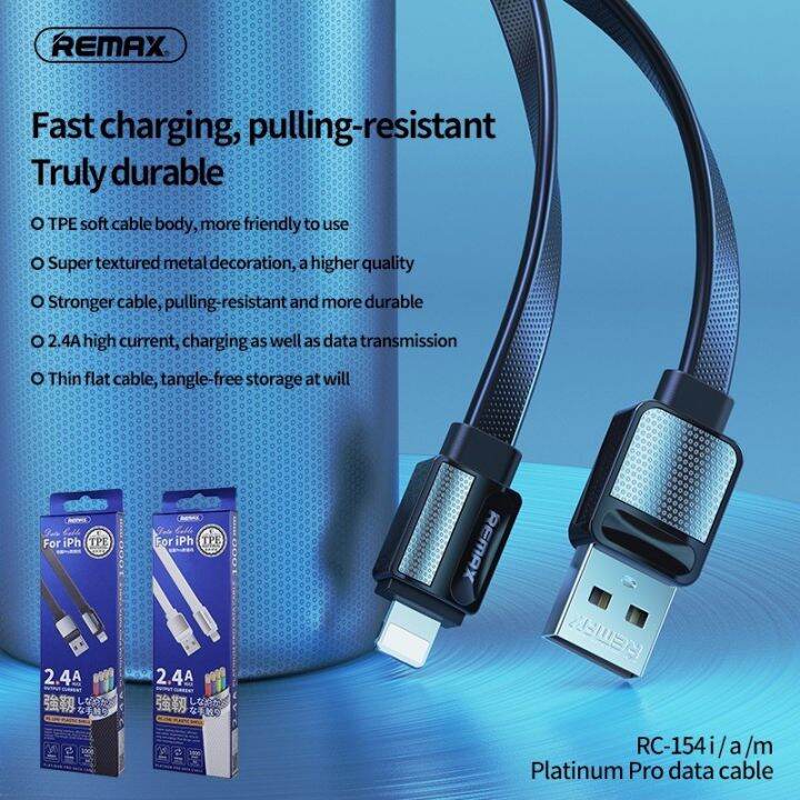 sy-remax-100-original-rc-154-สายชาร์จอย่างรวดเร็วสําหรับ-iphone-android-iphone-micro-usb-type-c