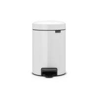 CEA ถังขยะ Brabantia สแตนเลสแบบเหยียบรุ่น Brabantia Pedal Bin 3 L. New Icon - สีขาว ที่ใส่ขยะ  Trash bin