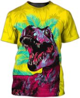 Dinosaur Animal 3D Design Printed Cloth Unisex Graphic Printed Tshirt Gift for Men Adults Animal Lover Brother Grandpa