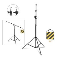 Metal Light C Stand 2.8M To 4M Retractable Boom Arm Magic Tripod Photographic Equipment Studio Accessory Kit Cantilever Sand Bag