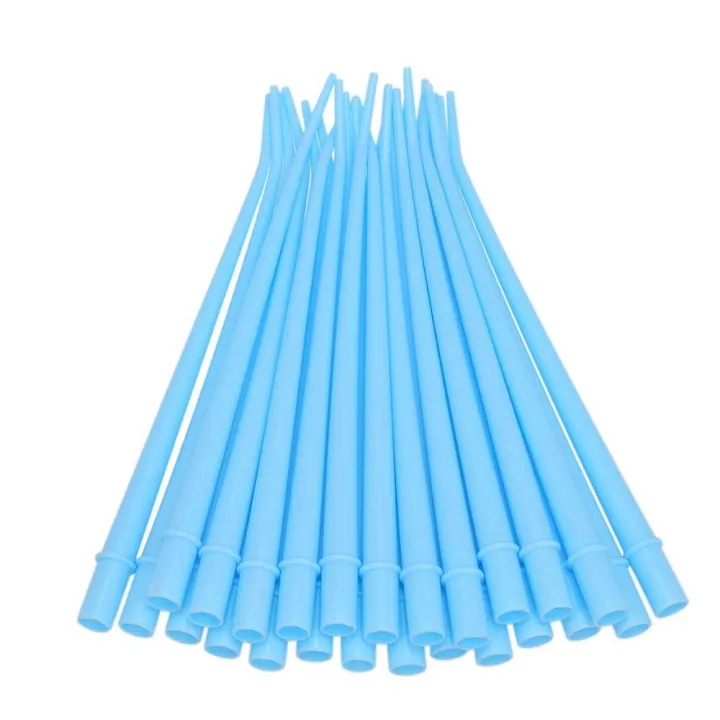 25 Pcs/Pack Dentist Dental Orifice Aspirator Suction Tips Large Plastic Dental Suction Tool