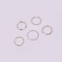 New simple and personalized girlfriend index finger ring adjustable wave love tail ring