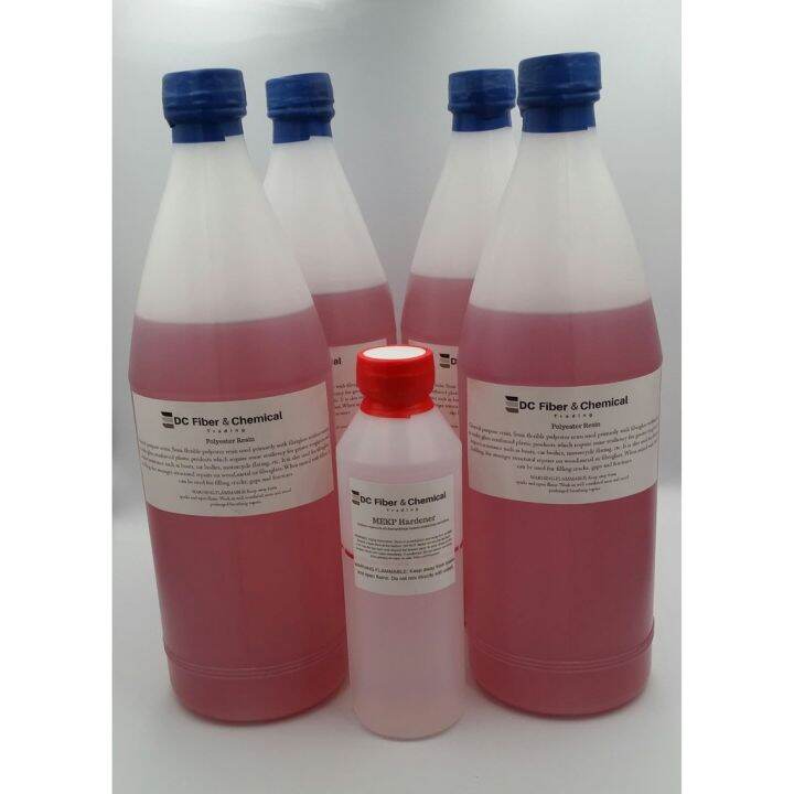 Polyester Fiberglass Resin 4 kgs. w/ 150 ml. Hardener Lazada PH