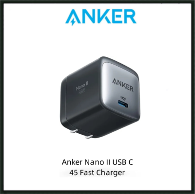 Anker A2664 45W USB C Charger, 713 Charger (Nano II 45W), GaN II PPS Fast Compact เครื่องชาร์จแบบพับได้สำหรับ MacBook Pro 13, Galaxy S22/S22 +/S22 Ultra/S21,note 20/10, iPhone 13 /Pro/pro Max, iPad Pro, Pixel และอื่นๆ
